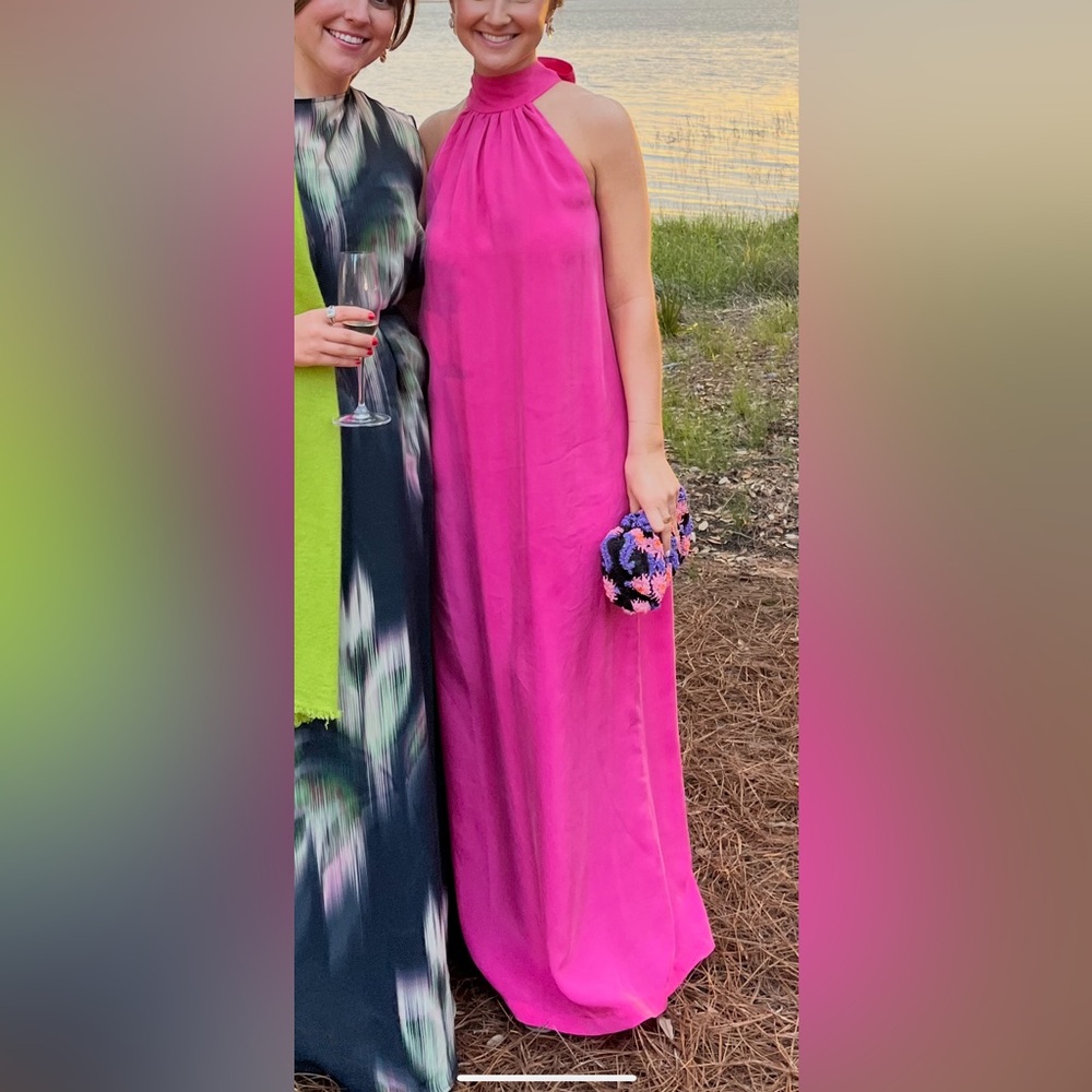 Vibrant Pink Maxi Dress